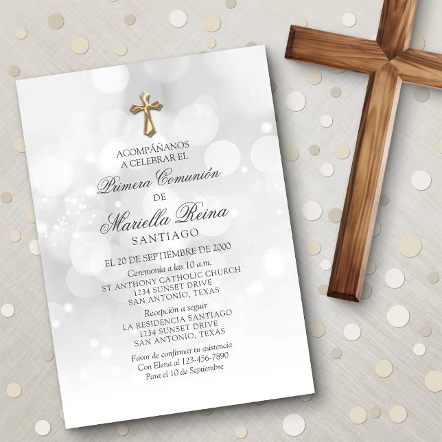 Spanish First Communion Invitation (Creator Uploaded)