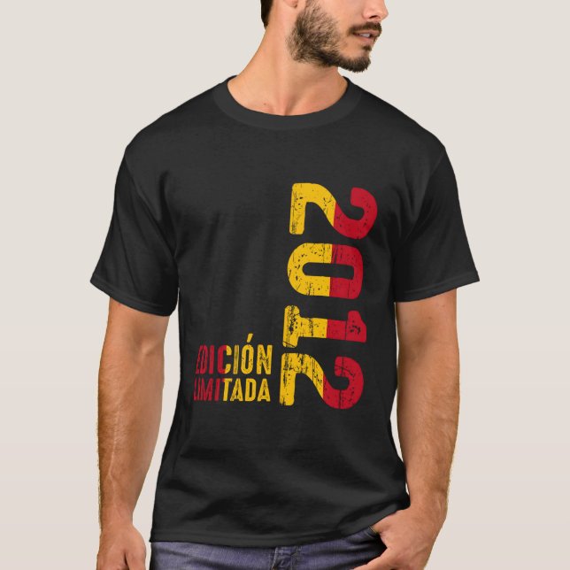 Spanish Flag 2012 Year 2012 2012 Since 2012 T-Shirt (Front)