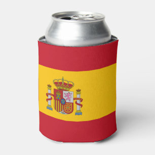 Spanish flag can cooler