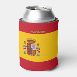 Spanish flag can cooler