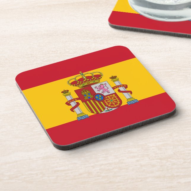 Spanish flag coaster (Left Side)