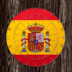Spanish Flag Dartboard & love Spain / game board