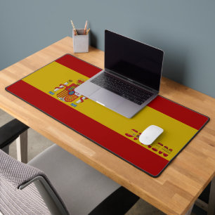 Spanish flag desk mat