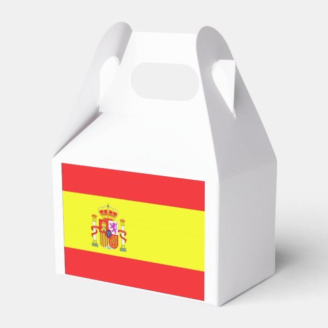 Spanish Flag Favour Box (Back Side)