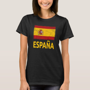 Spanish Flag Idea For Women & Kids Spain Flag Outf T-Shirt