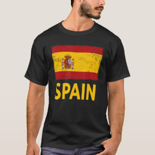 Spanish Flag Idea For Women & Kids Spain Flag Outf T-Shirt
