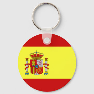 Spanish Flag Key Ring