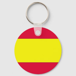 Spanish Flag Key Ring
