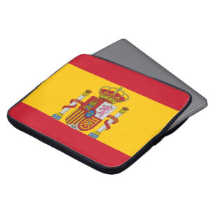 Spanish flag laptop sleeve