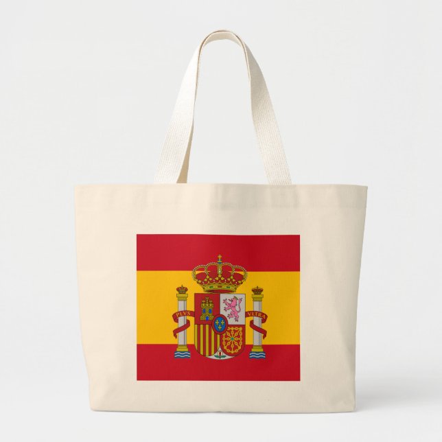 Spanish flag large tote bag (Front)