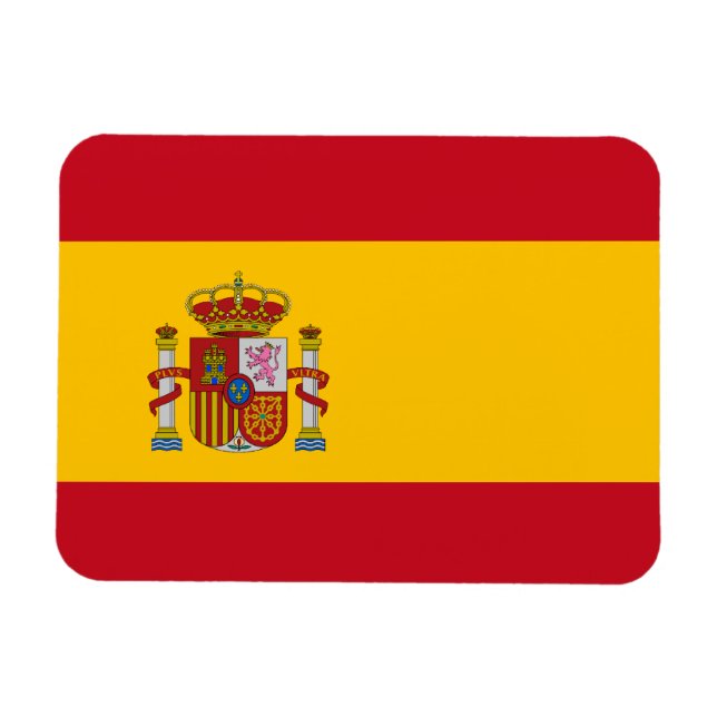 Spanish Flag Magnet (Horizontal)