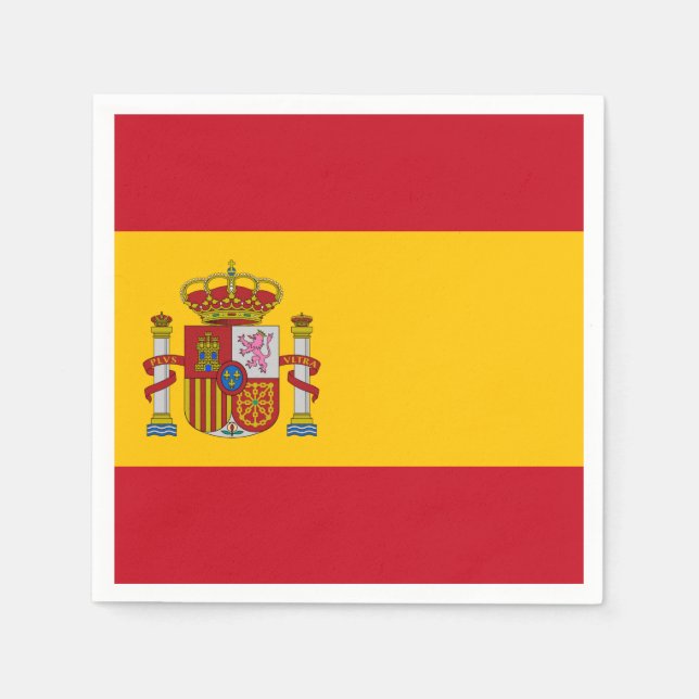 Spanish flag napkin (Front)