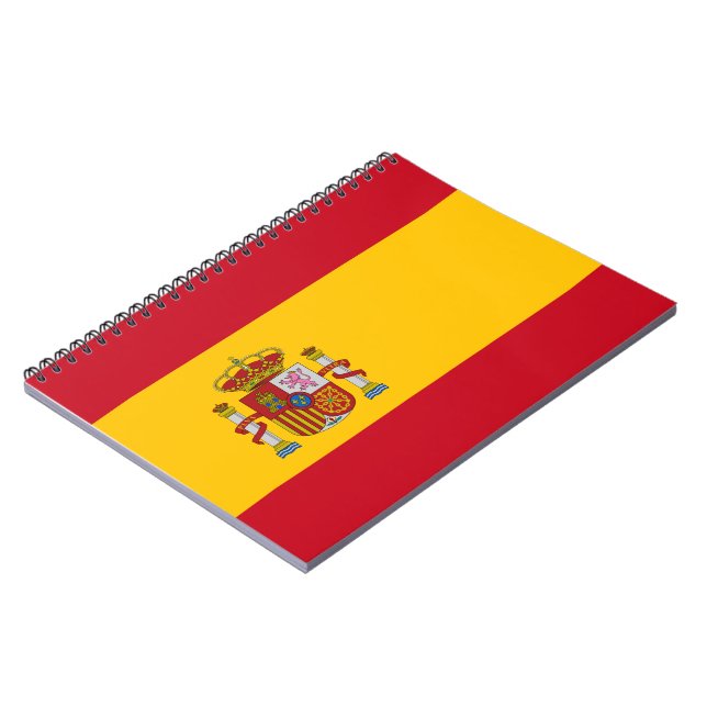 Spanish Flag Notebook (Left Side)