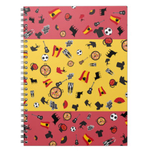 Spanish Flag Notebook