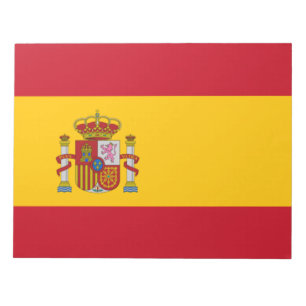 Spanish Flag Notepad