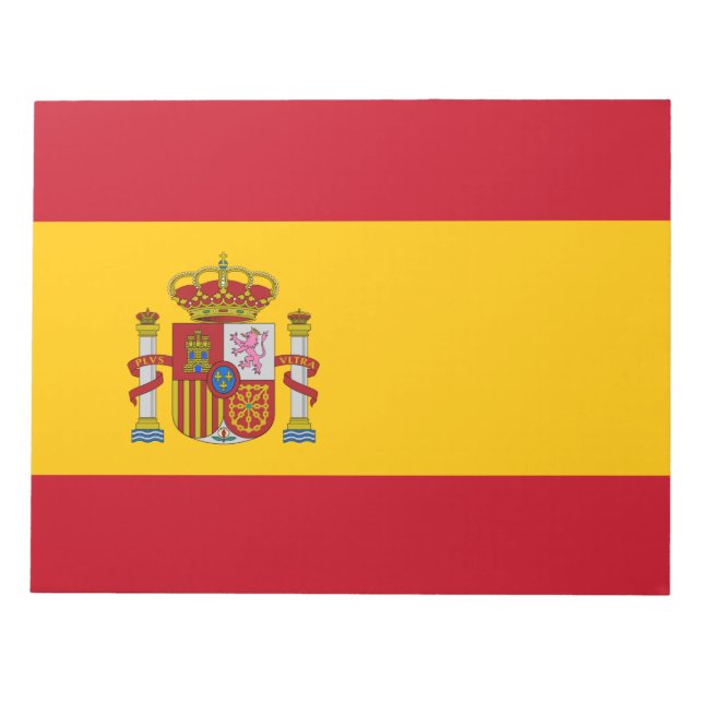 Spanish Flag Notepad (Front)
