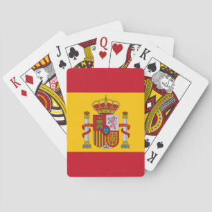 Spanish flag playing cards
