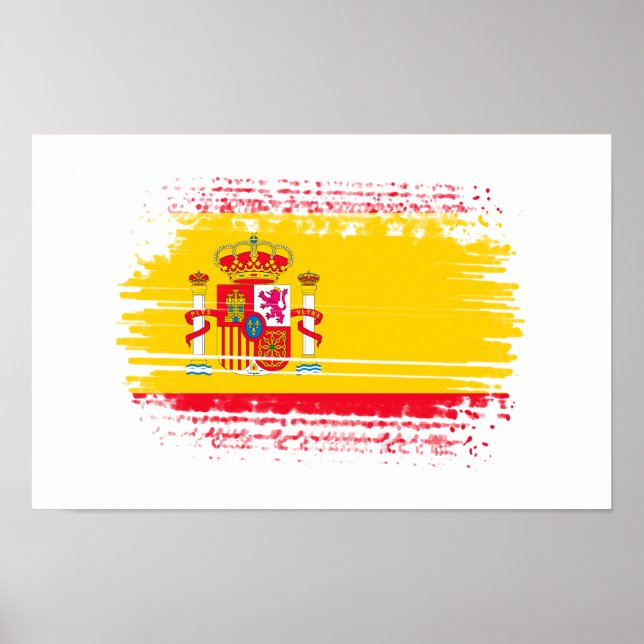 Spanish flag  poster (Front)