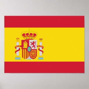 Spanish Flag Poster