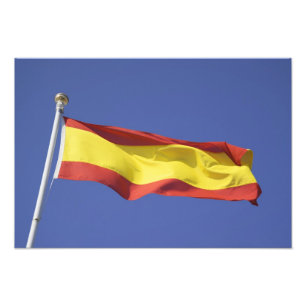 Spanish Flag RF) Photo Print