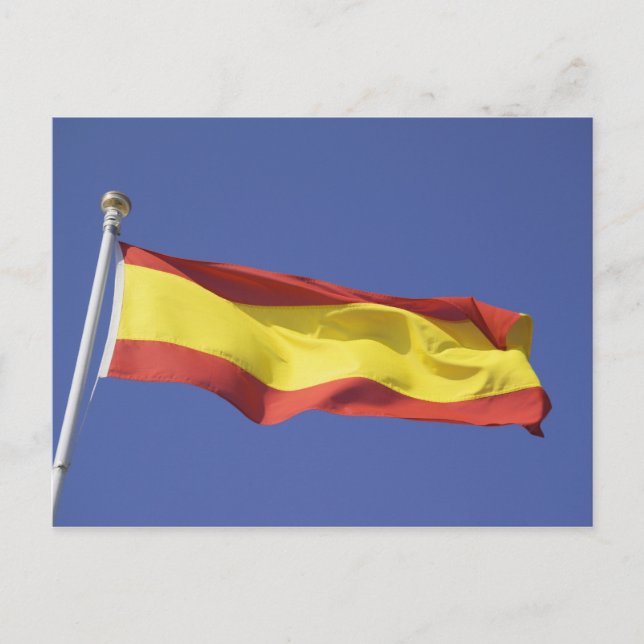 Spanish Flag RF) Postcard (Front)