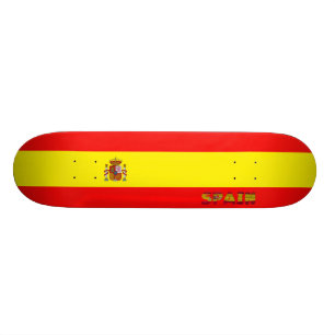 Spanish flag skateboard