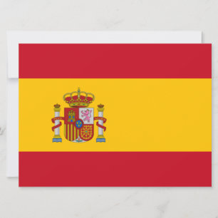 Spanish Flag (Spain) Card