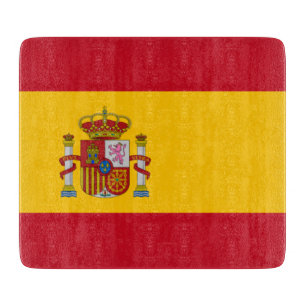Spanish Flag (Spain) Cutting Board