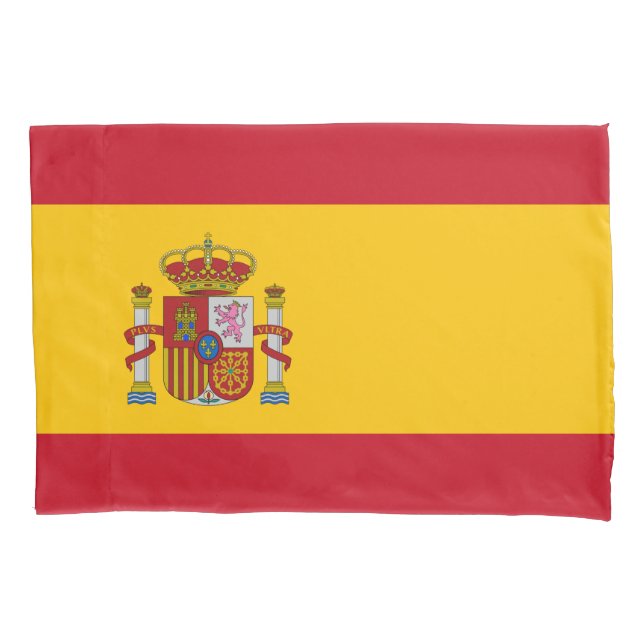 Spanish Flag (Spain) Pillowcase (Front-Left)