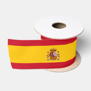 Spanish Flag (Spain) Satin Ribbon