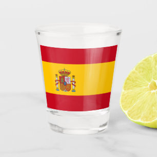 Spanish Flag (Spain) Shot Glass