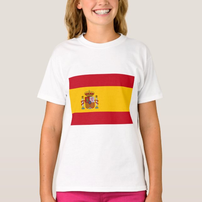 Spanish Flag (Spain) T-Shirt (Front)