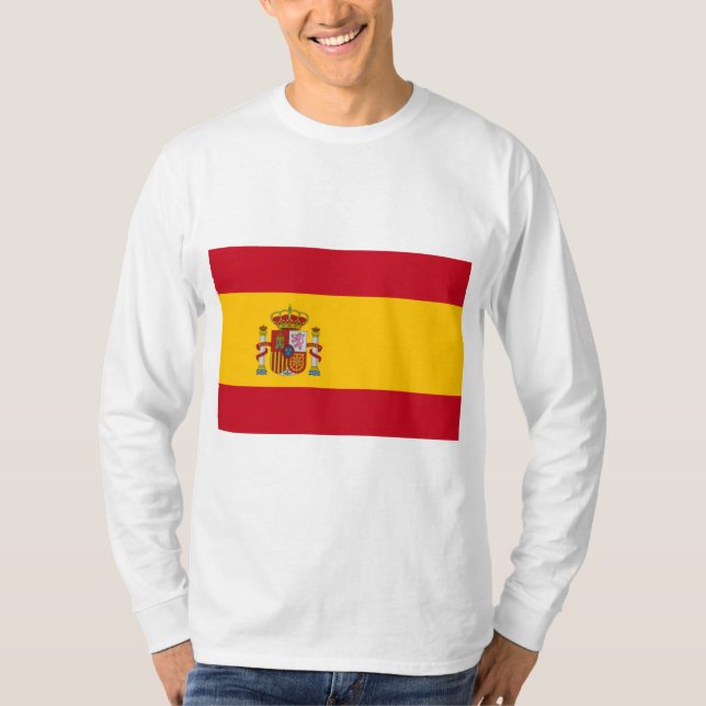 Spanish Flag (Spain) T-Shirt (Front)