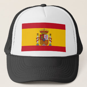 Spanish flag trucker hat