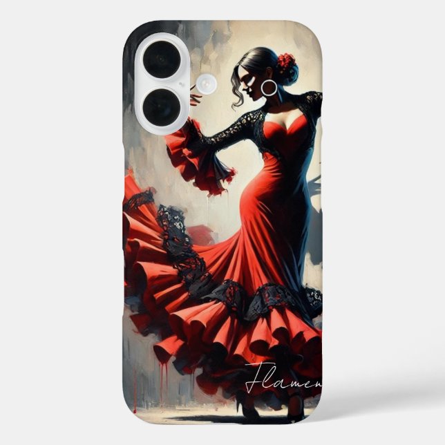 Spanish Flamenco Dancer  Case-Mate iPhone Case (Back)
