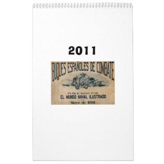 Spanish fleet 1898 calendar