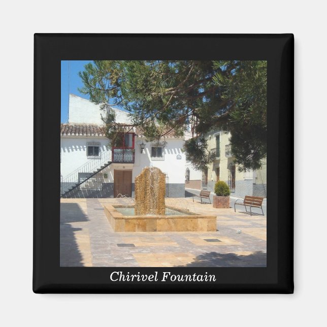 Spanish Fountain magnet - Chirivel, Almeria (Front)