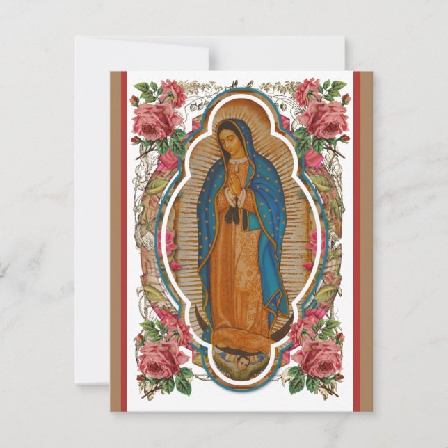 Spanish  Funeral Sympathy Holy Card Thank You (Front)