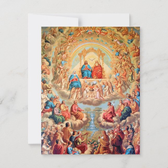 Spanish  Funeral Sympathy Holy Card Thank You (Front)