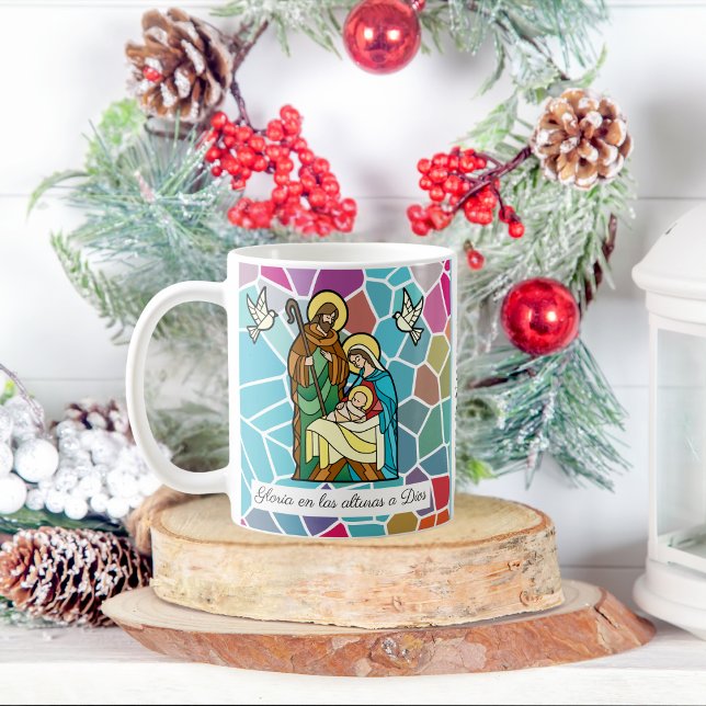 Spanish Glory to God in the Highest Personalised Coffee Mug (Creator Uploaded)