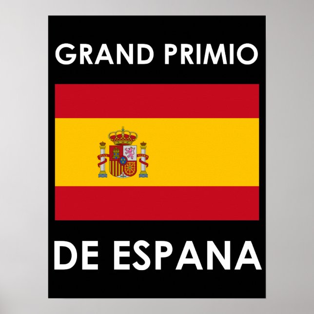 Spanish Grand Prix Poster (Front)