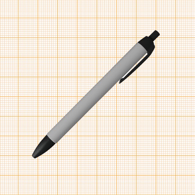 Spanish Grey Solid Colour Black Ink Pen (Creator Uploaded)