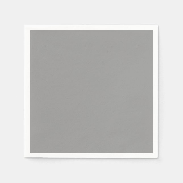 Spanish Grey Solid Colour Napkin (Front)