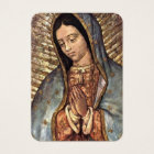 Spanish Guadalupe Mary Funeral Prayer  Holy Card