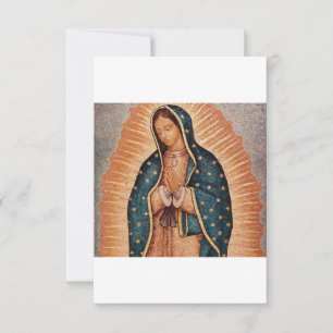 Spanish Guadalupe Mary Funeral Prayer Holy Save The Date