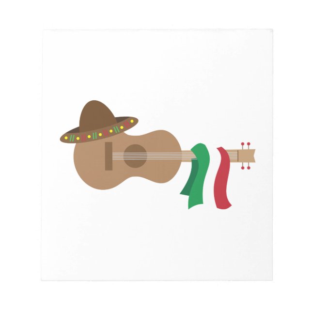 Spanish Guitar Notepad (Front)