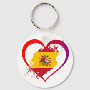 Spanish heart key ring