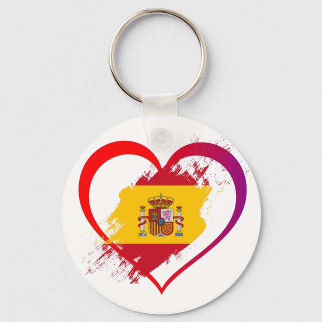 Spanish heart key ring (Front)