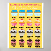Spanish high frequency words Sweet 16