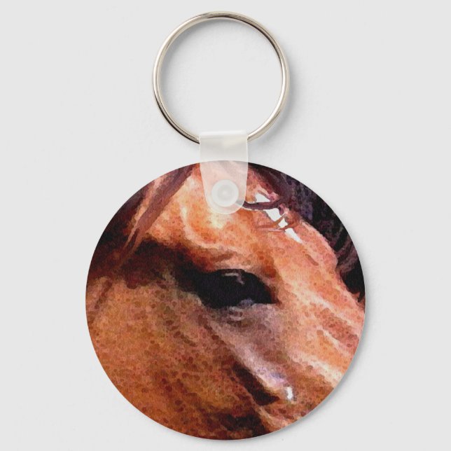 Spanish Horse's Eye Equine-lover's Keychain (Front)